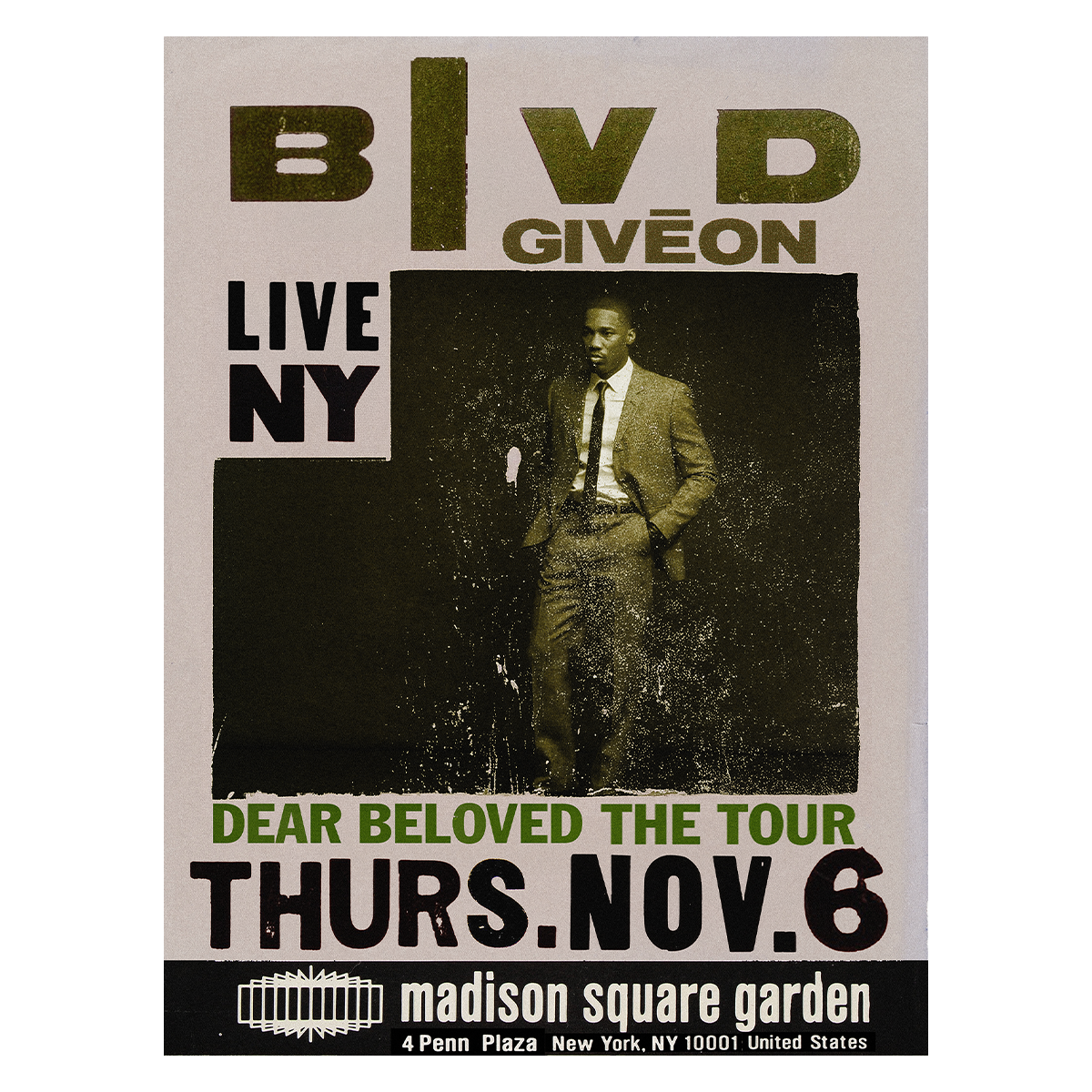 Beloved NY Tour Poster